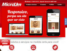 Tablet Screenshot of microum.com.br